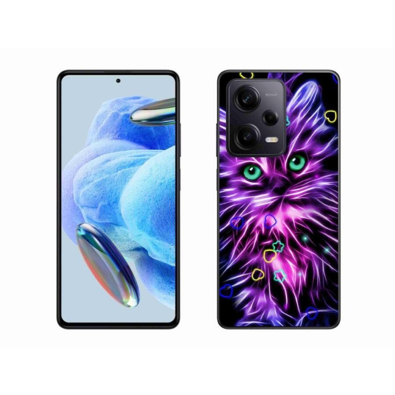 Gélový kryt mmCase na Xiaomi Redmi Note 12 Pro+ 5G - abstraktná mačka