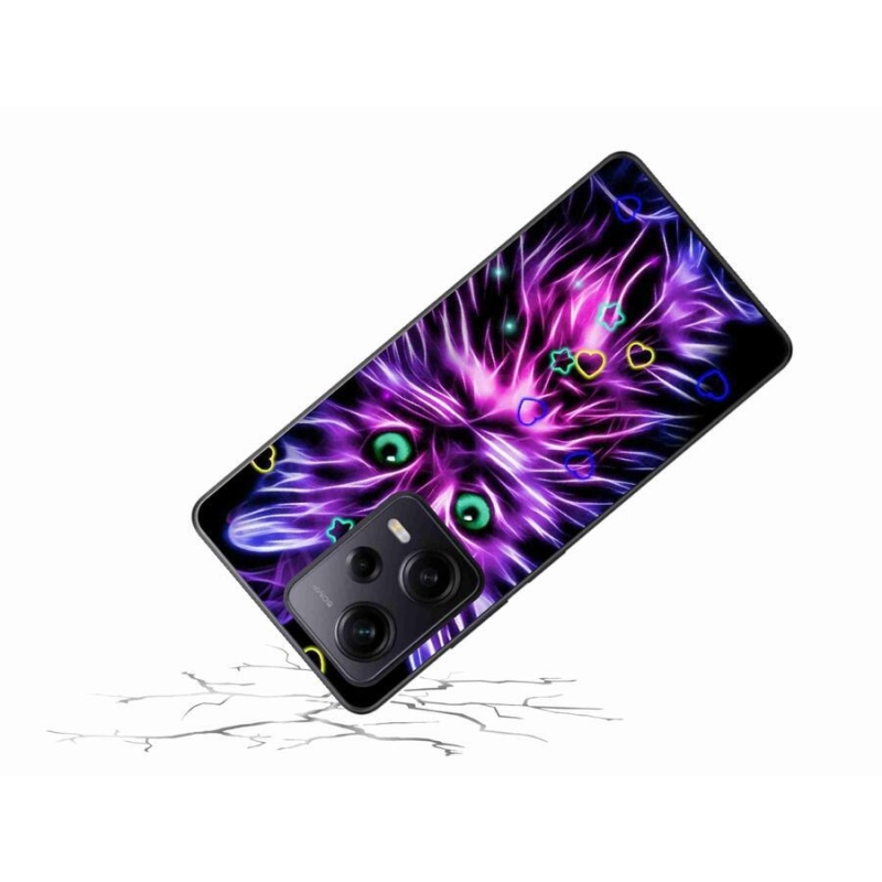 Gélový kryt mmCase na Xiaomi Redmi Note 12 Pro+ 5G - abstraktná mačka