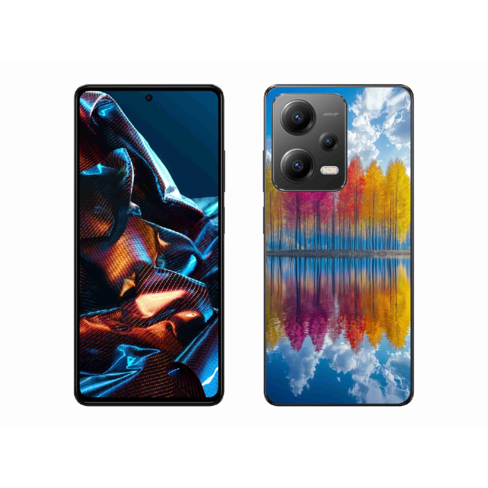 Gélový kryt mmCase na Xiaomi Redmi Note 12 Pre 5G - farebné stromy