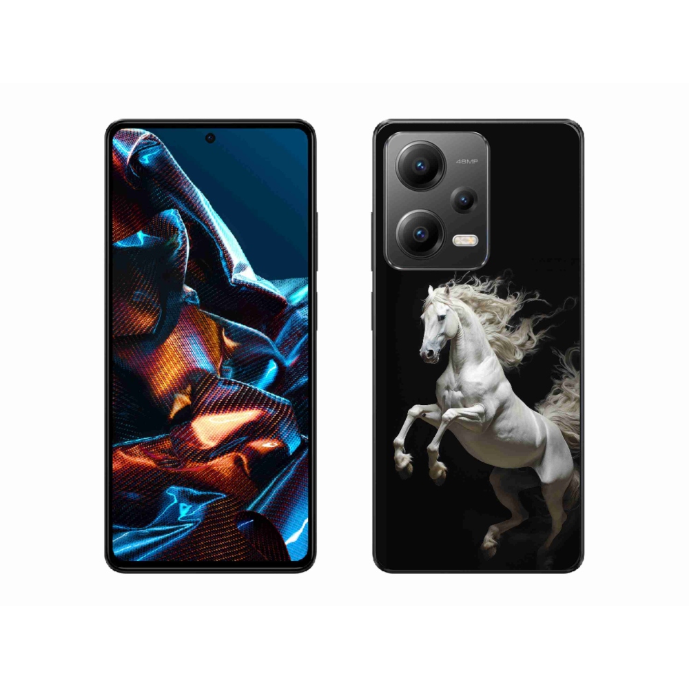 Gélový kryt mmCase na Xiaomi Redmi Note 12 Pro 5G - biely kôň 4
