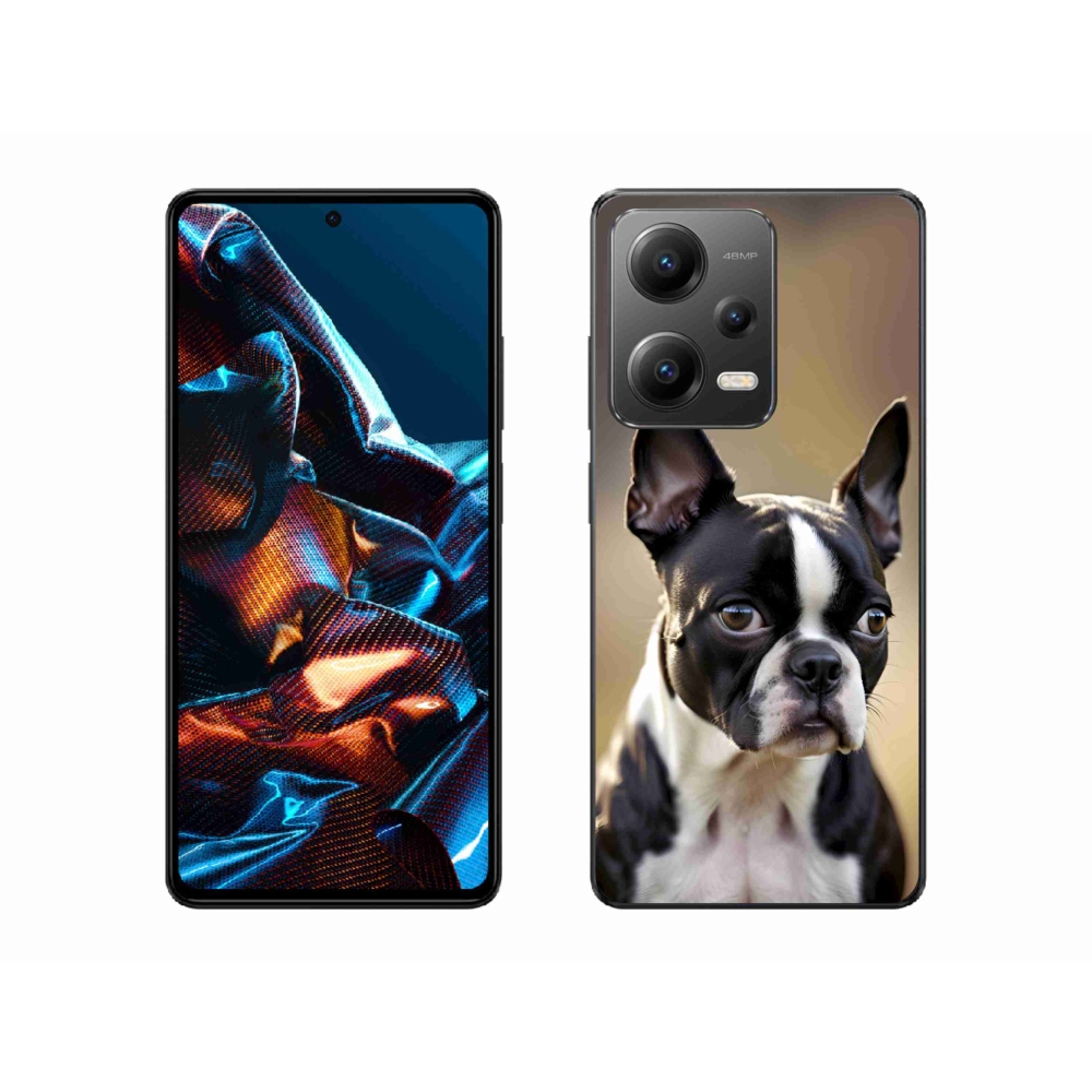 Gélový kryt mmCase na Xiaomi Redmi Note 12 Pre 5G - bostonský teriér