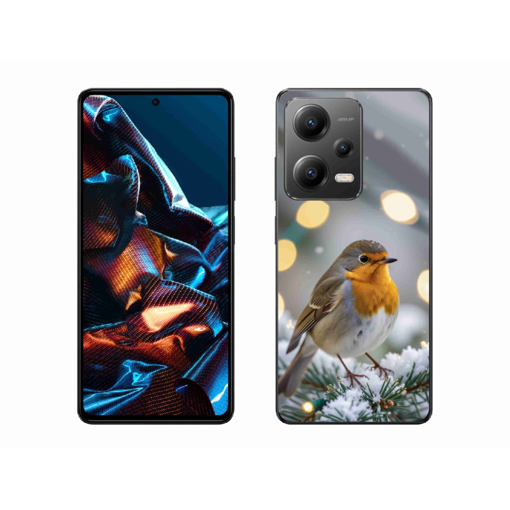 Gélový kryt mmCase na Xiaomi Redmi Note 12 Pro 5G - červienka v zime