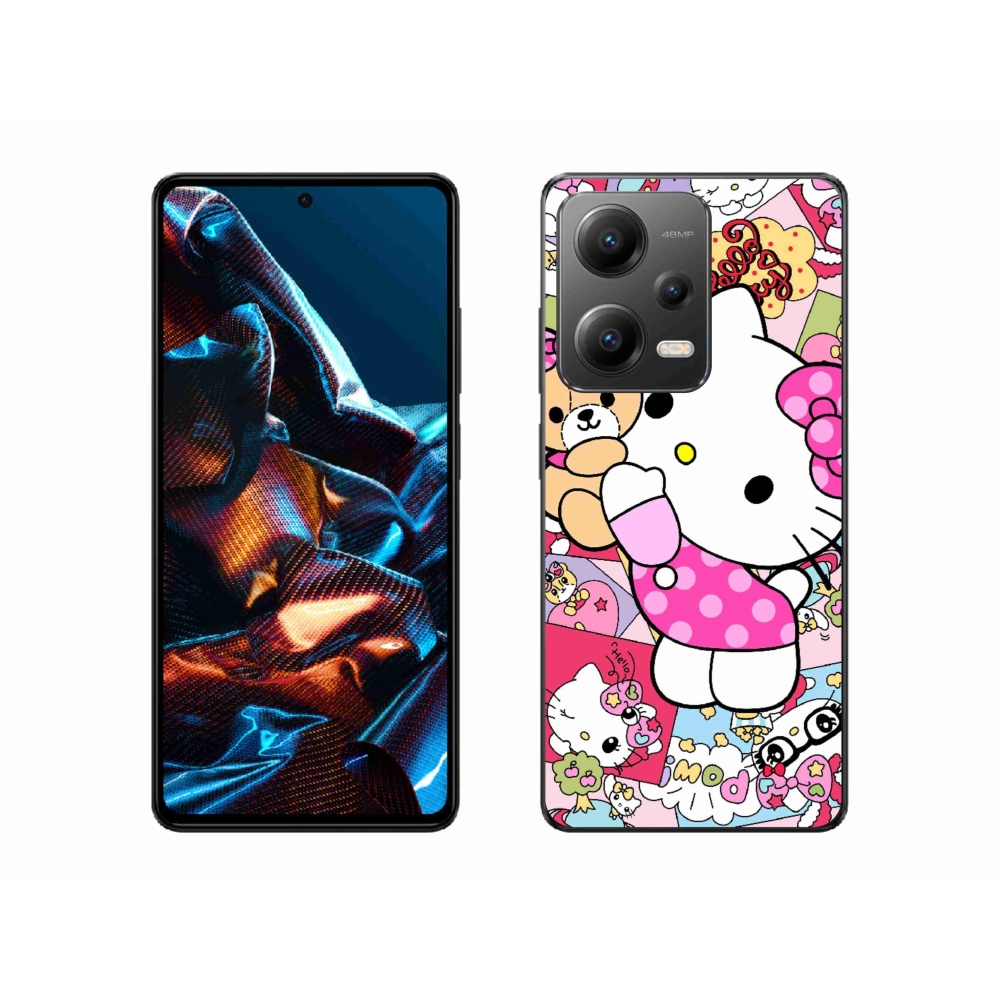 Gélový kryt mmCase na Xiaomi Redmi Note 12 Pro 5G - cute kitty