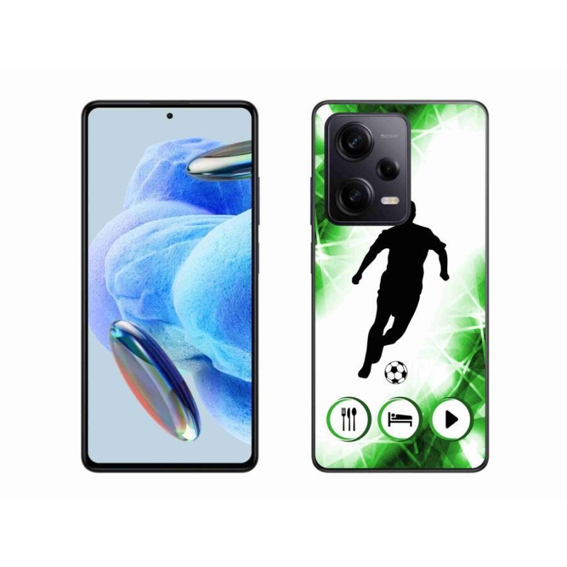 Gélový kryt mmCase na Xiaomi Redmi Note 12 Pro+ 5G - futbalista