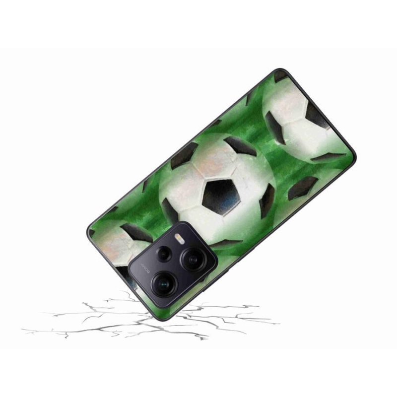 Gélový kryt mmCase na Xiaomi Redmi Note 12 Pro+ 5G - futbalová lopta