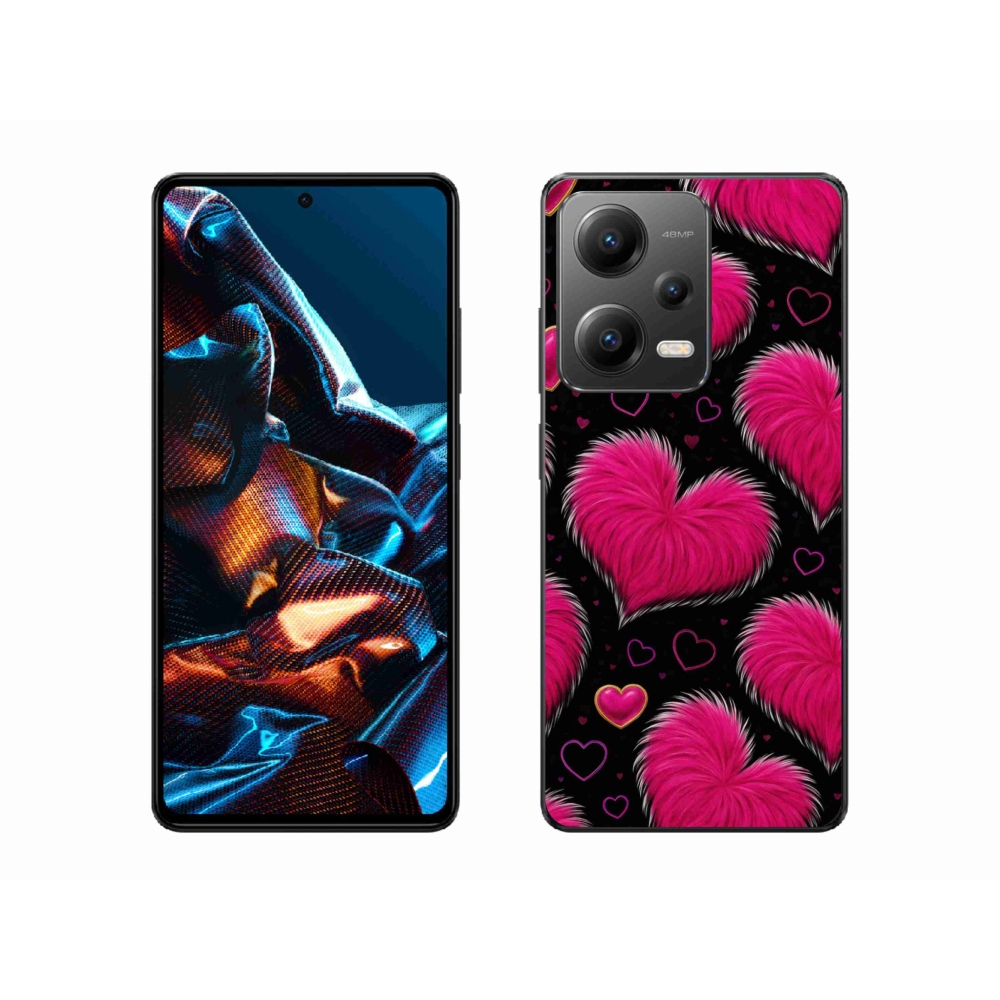 Gélový kryt mmCase na Xiaomi Redmi Note 12 Pre 5G - hebké srdce