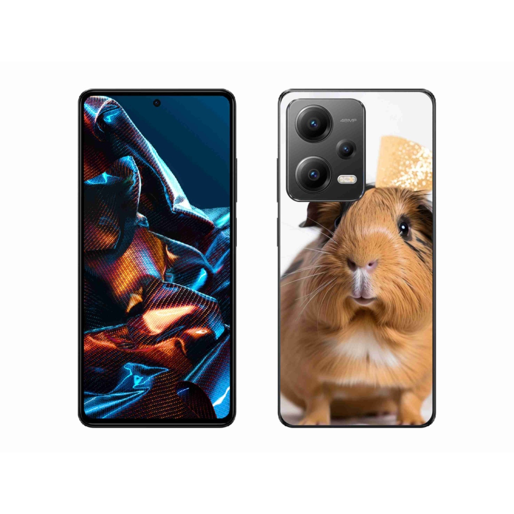 Gélový kryt mmCase na Xiaomi Redmi Note 12 Pre 5G - hnedé morča