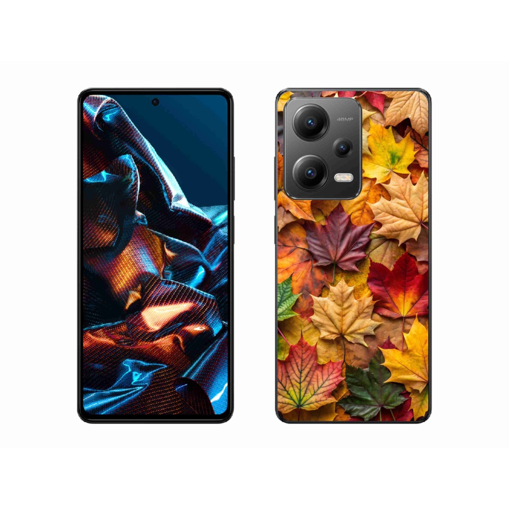 Gélový kryt mmCase na Xiaomi Redmi Note 12 Pre 5G - javorové listy 2