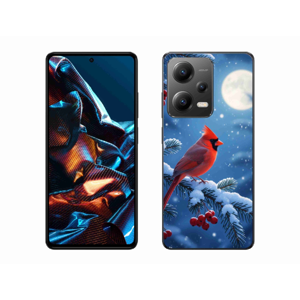 Gélový kryt mmCase na Xiaomi Redmi Note 12 Pro 5G - kardinál červený