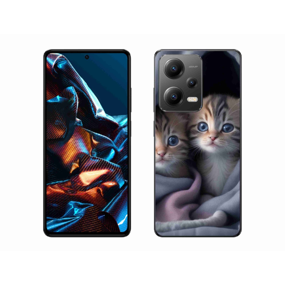 Gélový kryt mmCase na Xiaomi Redmi Note 12 Pre 5G - mačacie duo 2