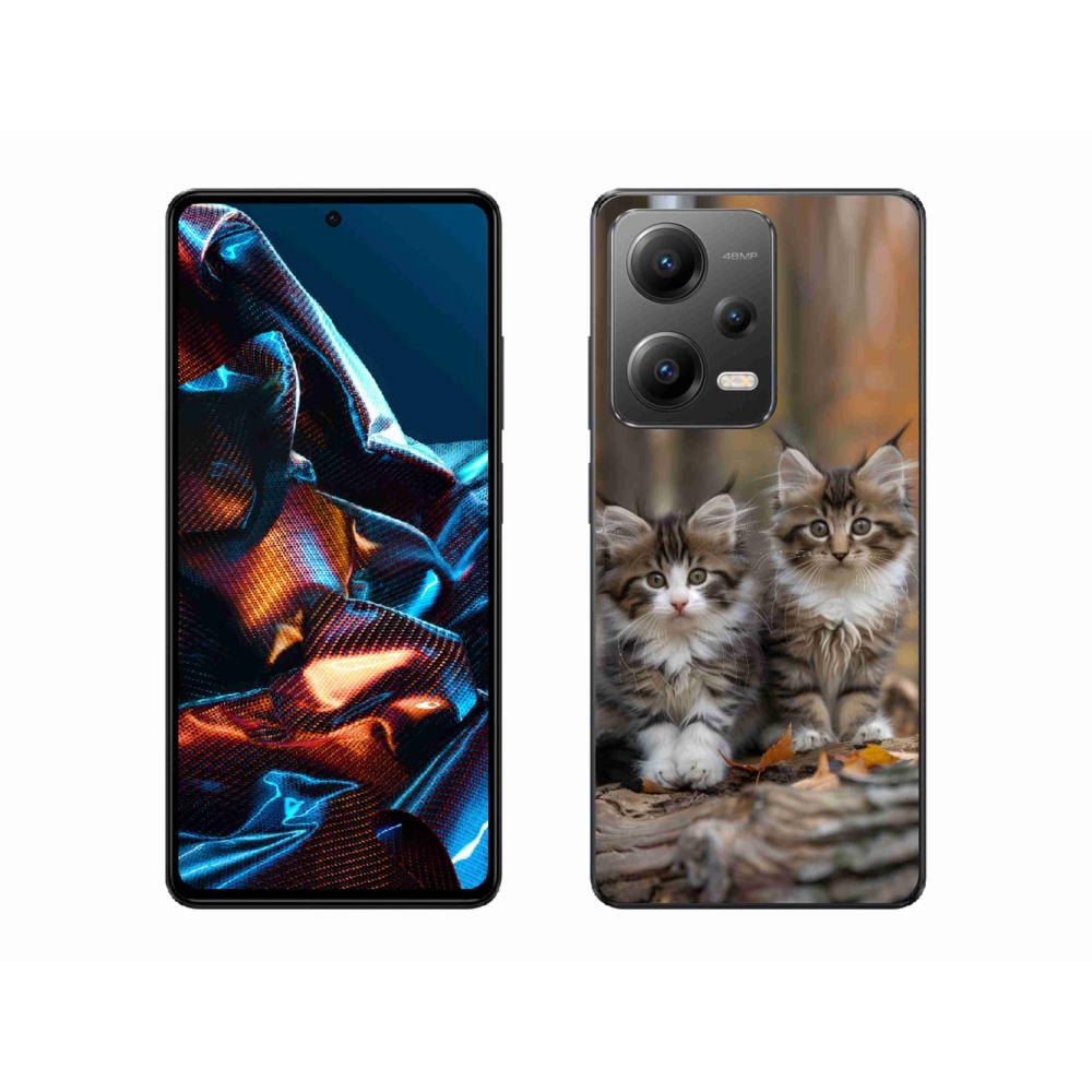 Gélový kryt mmCase na Xiaomi Redmi Note 12 Pro 5G - mačacie duo 3