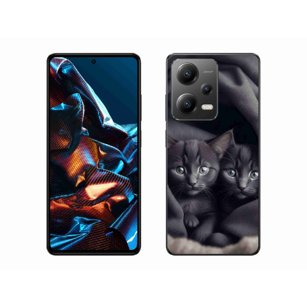 Gélový kryt mmCase na Xiaomi Redmi Note 12 Pro 5G - mačacie duo