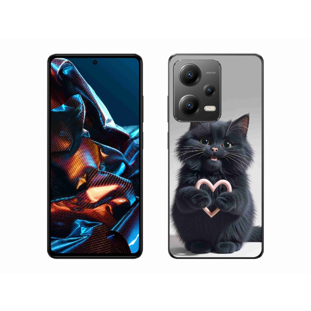 Gélový kryt mmCase na Xiaomi Redmi Note 12 Pre 5G - mačacia láska 3
