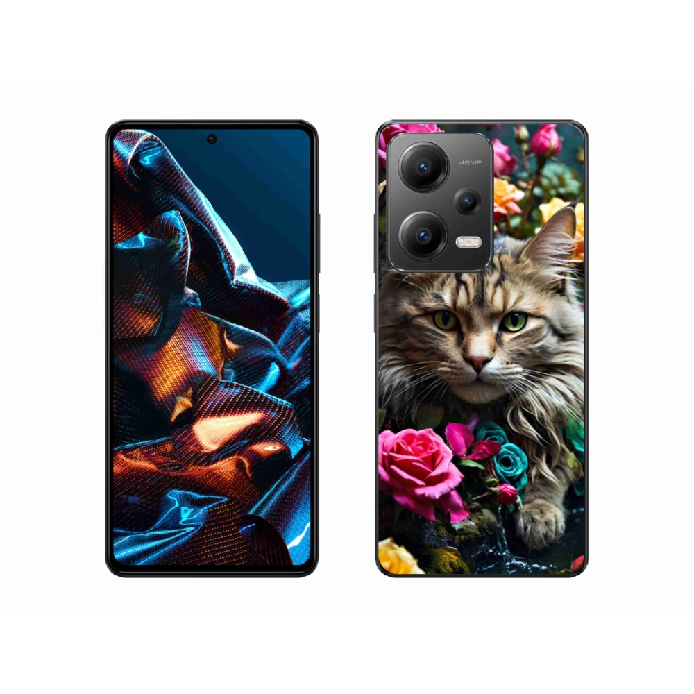 Gélový kryt mmCase na Xiaomi Redmi Note 12 Pro 5G - mačacie pohľad 2