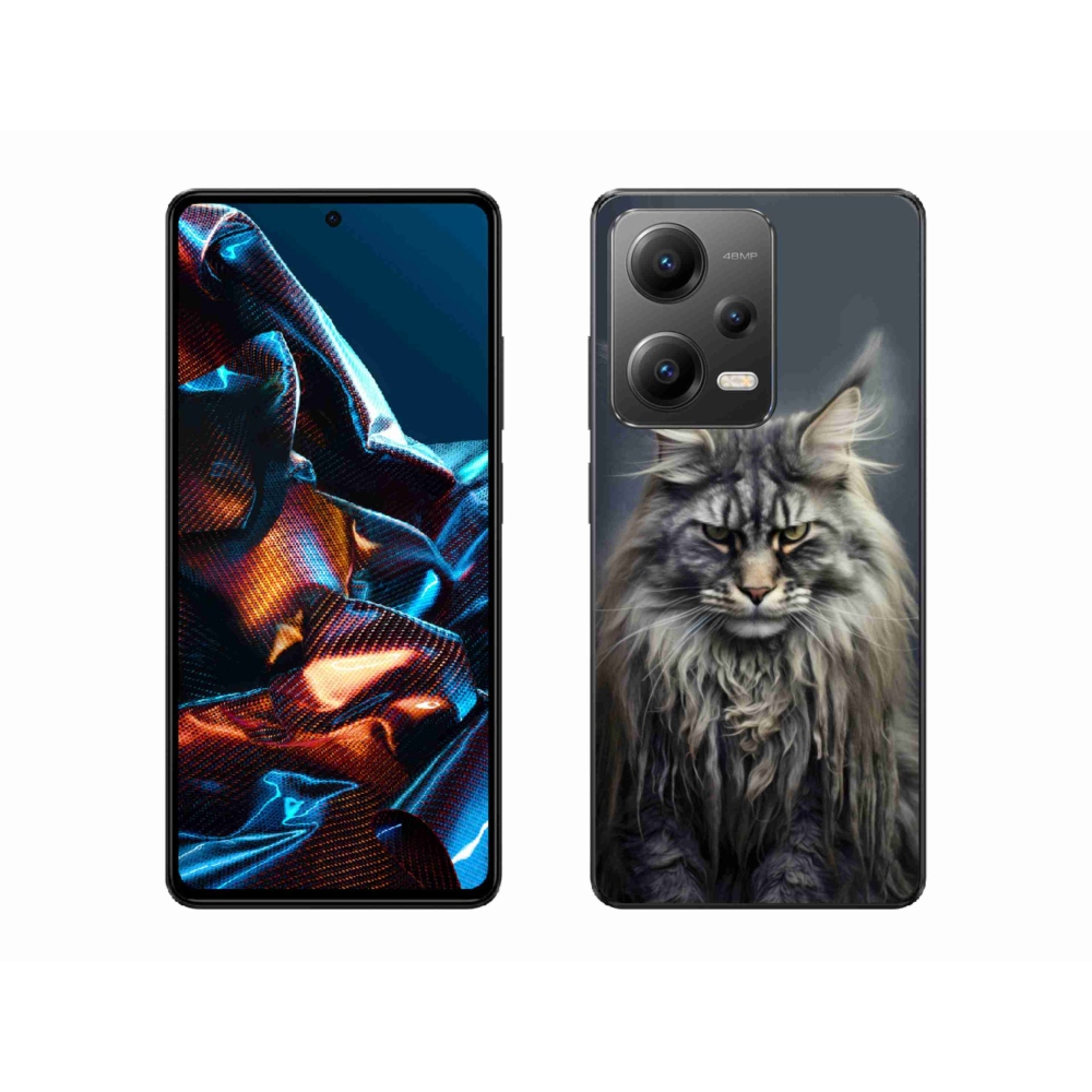 Gélový kryt mmCase na Xiaomi Redmi Note 12 Pro 5G - mačacie pohľad 4