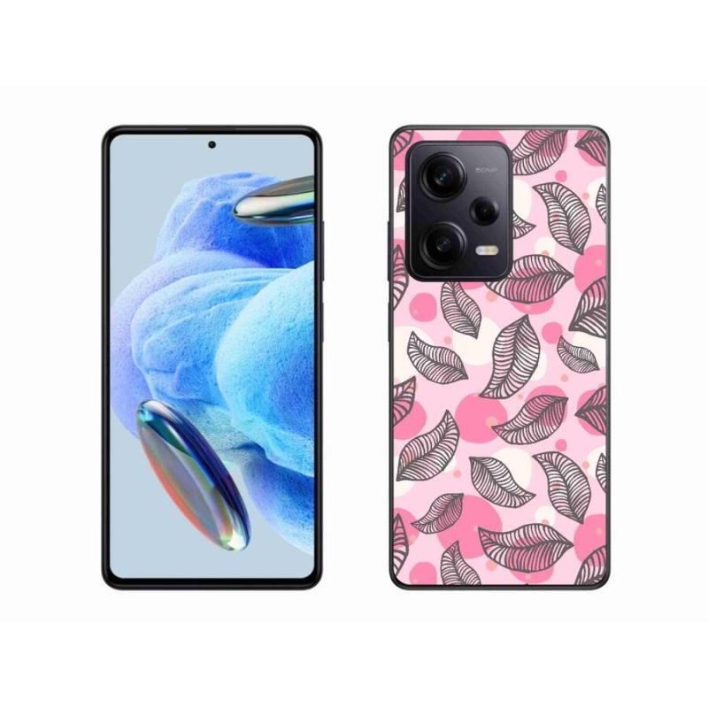 Gélový kryt mmCase na Xiaomi Redmi Note 12 Pro+ 5G - kreslené padajúce listy