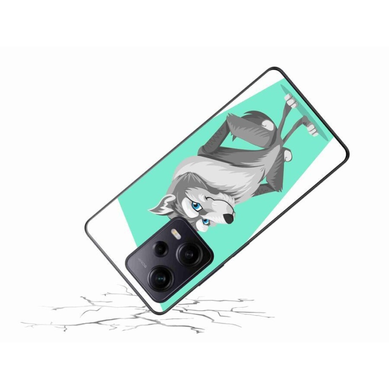 Gélový kryt mmCase na Xiaomi Redmi Note 12 Pro+ 5G - kreslený vlk