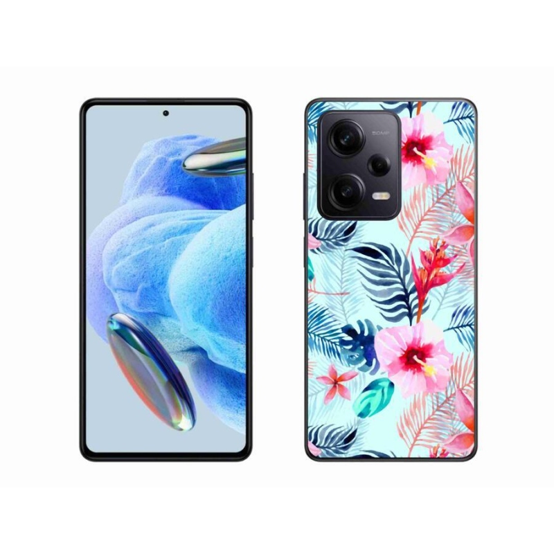 Gélový kryt mmCase na Xiaomi Redmi Note 12 Pro+ 5G - kvety