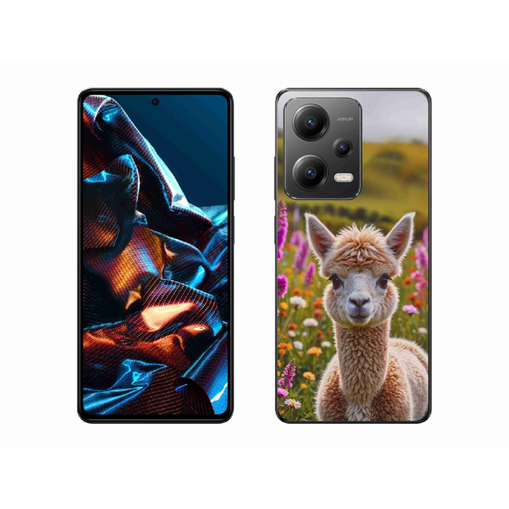 Gélový kryt mmCase na Xiaomi Redmi Note 12 Pro 5G - lama na lúke