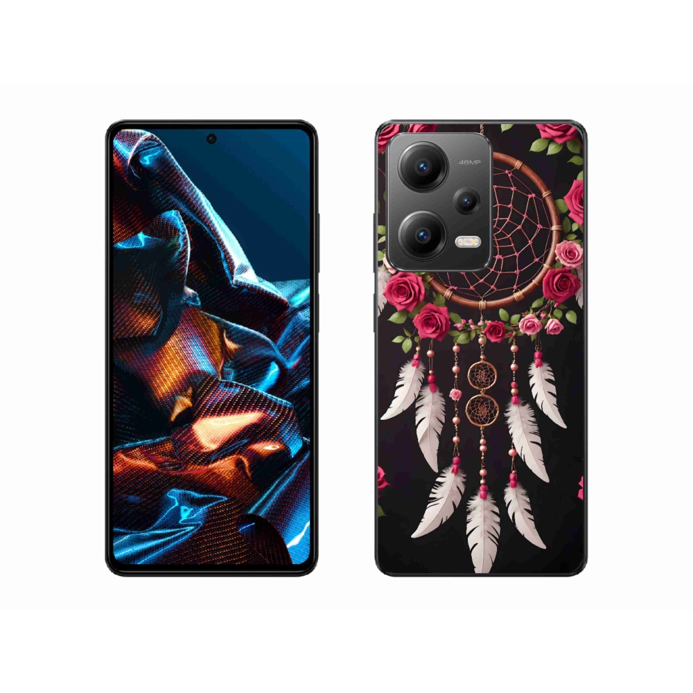 Gélový kryt mmCase na Xiaomi Redmi Note 12 Pro 5G - lapač snov s ružami