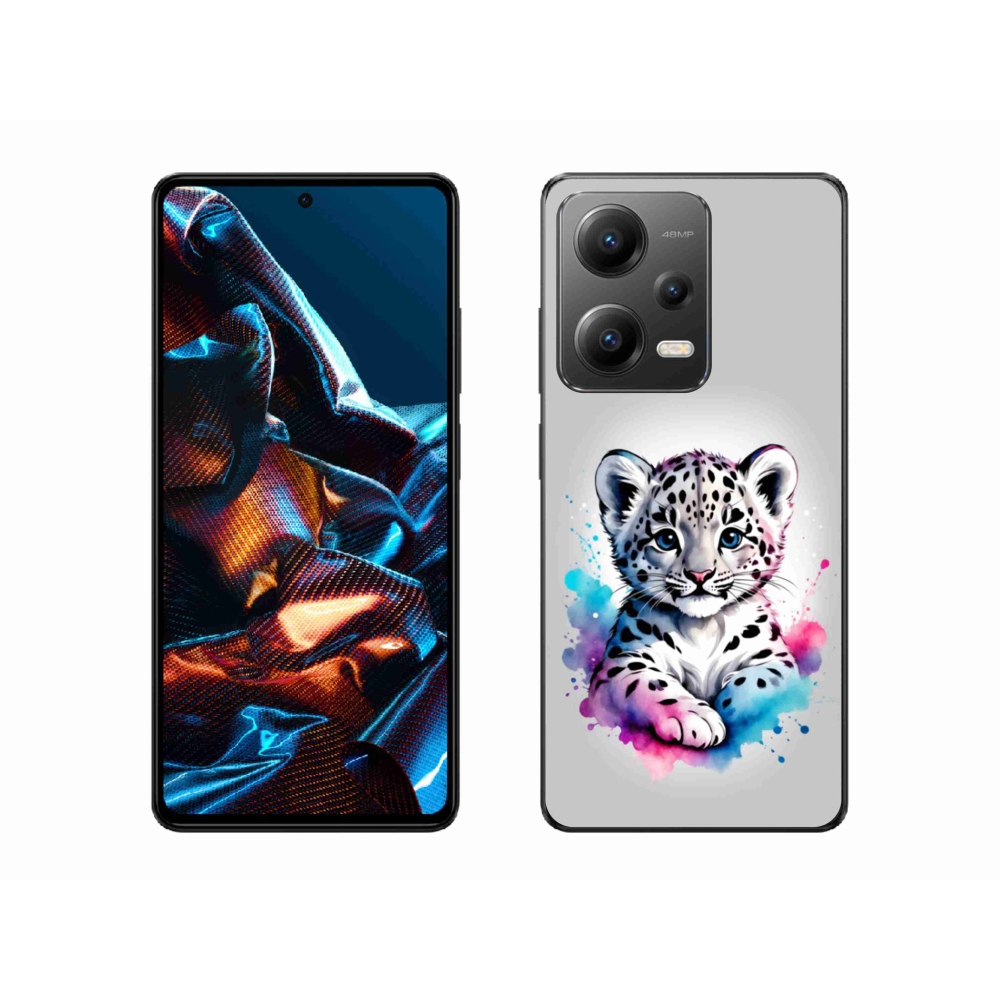 Gélový kryt mmCase na Xiaomi Redmi Note 12 Pro 5G - leopardej mláďa