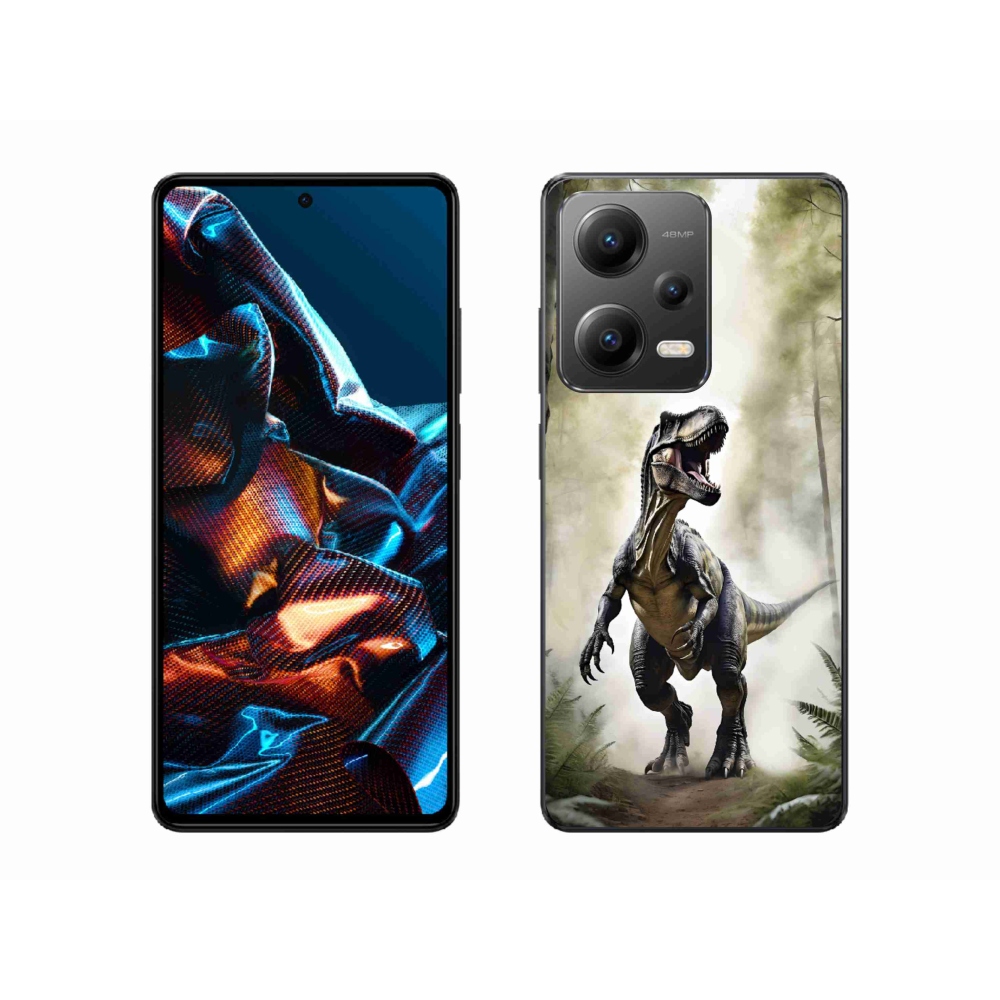 Gélový kryt mmCase na Xiaomi Redmi Note 12 Pro 5G - naštvaný T-Rex