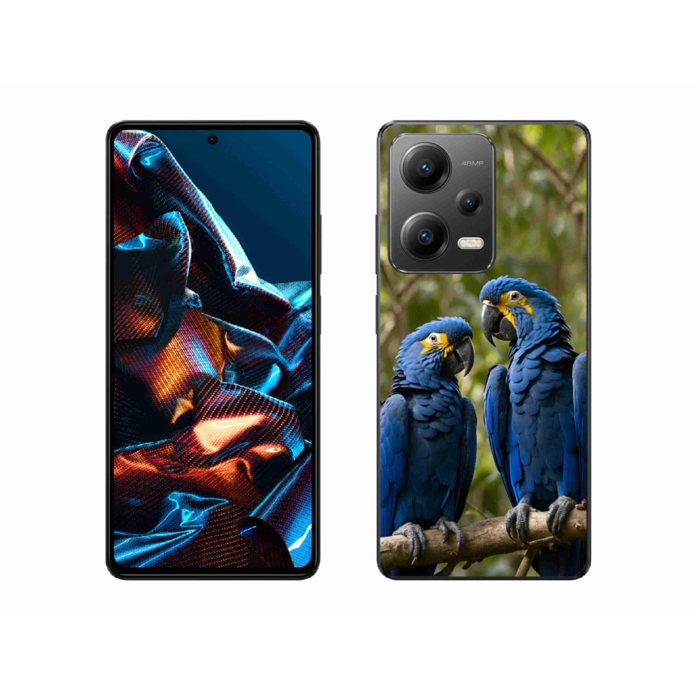 Gélový kryt mmCase na Xiaomi Redmi Note 12 Pre 5G - papagájové duo