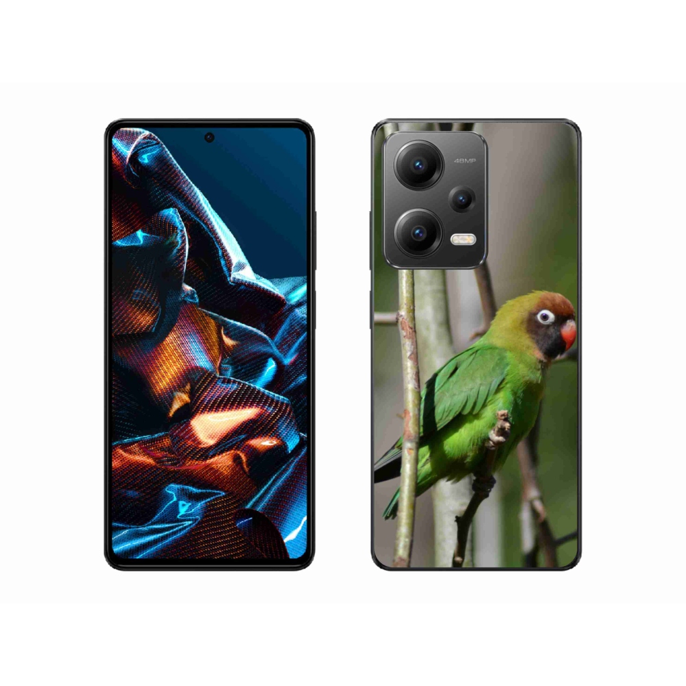Gélový kryt mmCase na Xiaomi Redmi Note 12 Pre 5G - papagáj agapornis