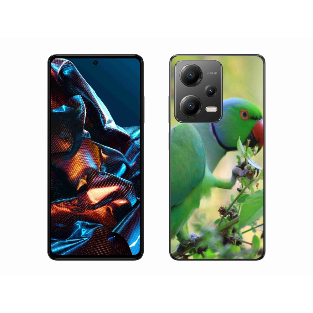 Gélový kryt mmCase na Xiaomi Redmi Note 12 Pre 5G - papagáj alexandr