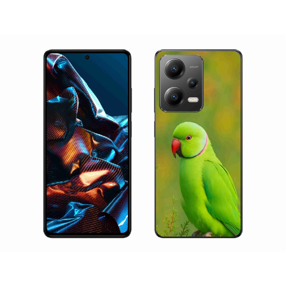 Gélový kryt mmCase na Xiaomi Redmi Note 12 Pre 5G - papagáj Alexandr 2
