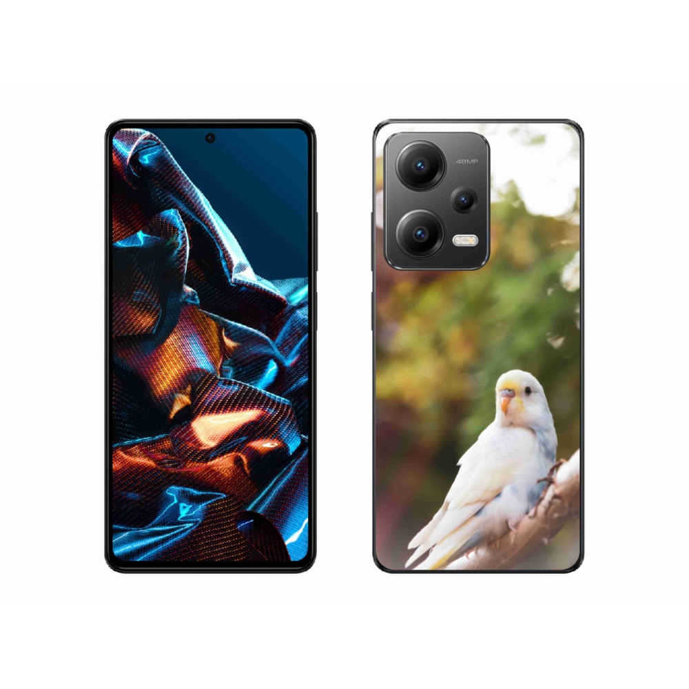 Gélový kryt mmCase na Xiaomi Redmi Note 12 Pro 5G - andulka biela