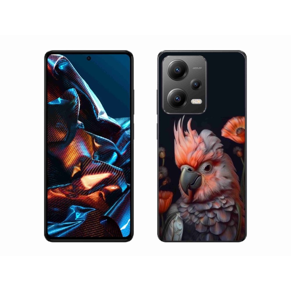 Gélový kryt mmCase na Xiaomi Redmi Note 12 Pro 5G - papagáj kakadu vo farbách