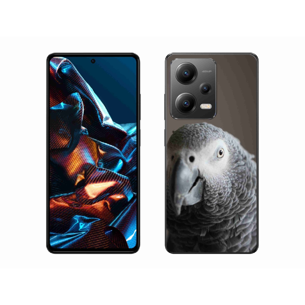 Gélový kryt mmCase na Xiaomi Redmi Note 12 Pre 5G - papagáj žako 2