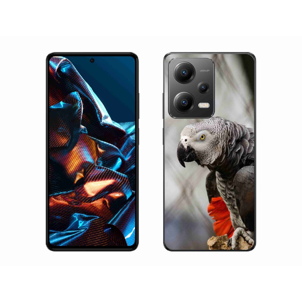 Gélový kryt mmCase na Xiaomi Redmi Note 12 Pre 5G - papagáj žako 3