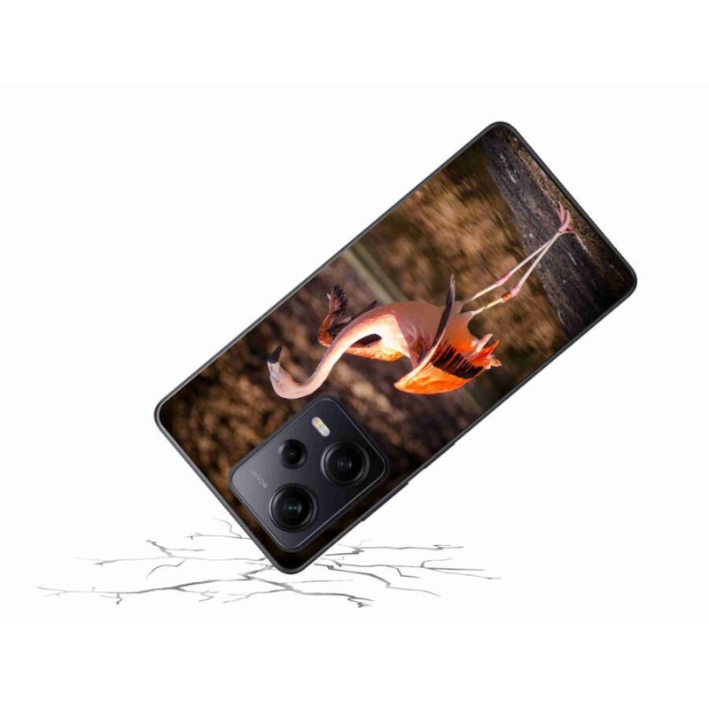 Gélový kryt mmCase na Xiaomi Redmi Note 12 Pro+ 5G - plameniak 2