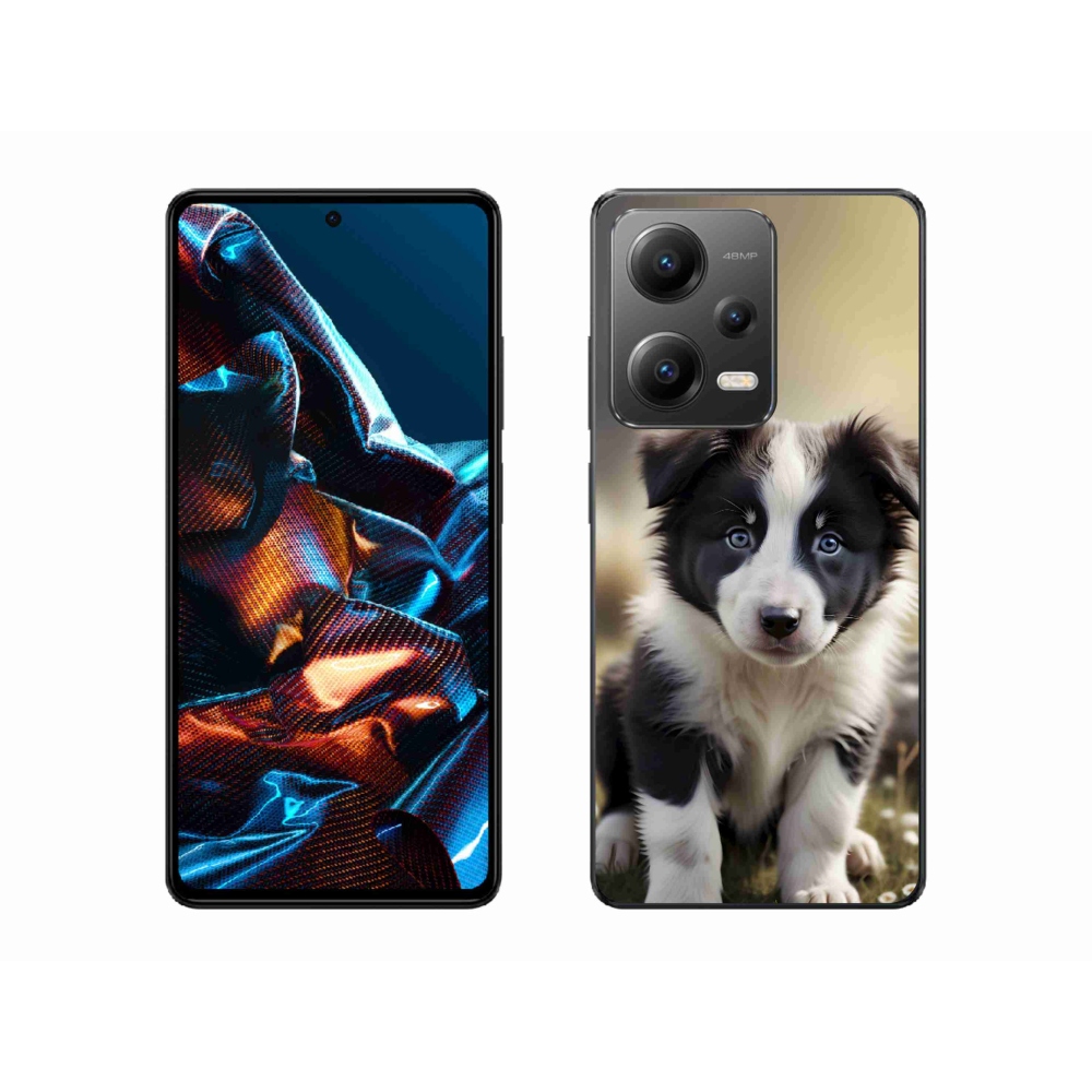 Gélový kryt mmCase na Xiaomi Redmi Note 12 Pro 5G - roztomilá border kólia