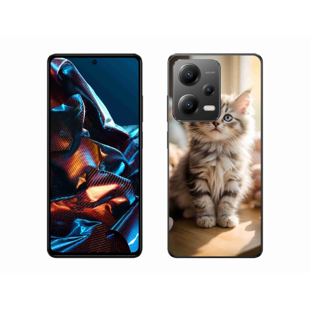 Gélový kryt mmCase na Xiaomi Redmi Note 12 Pre 5G - roztomilé mačiatko 10