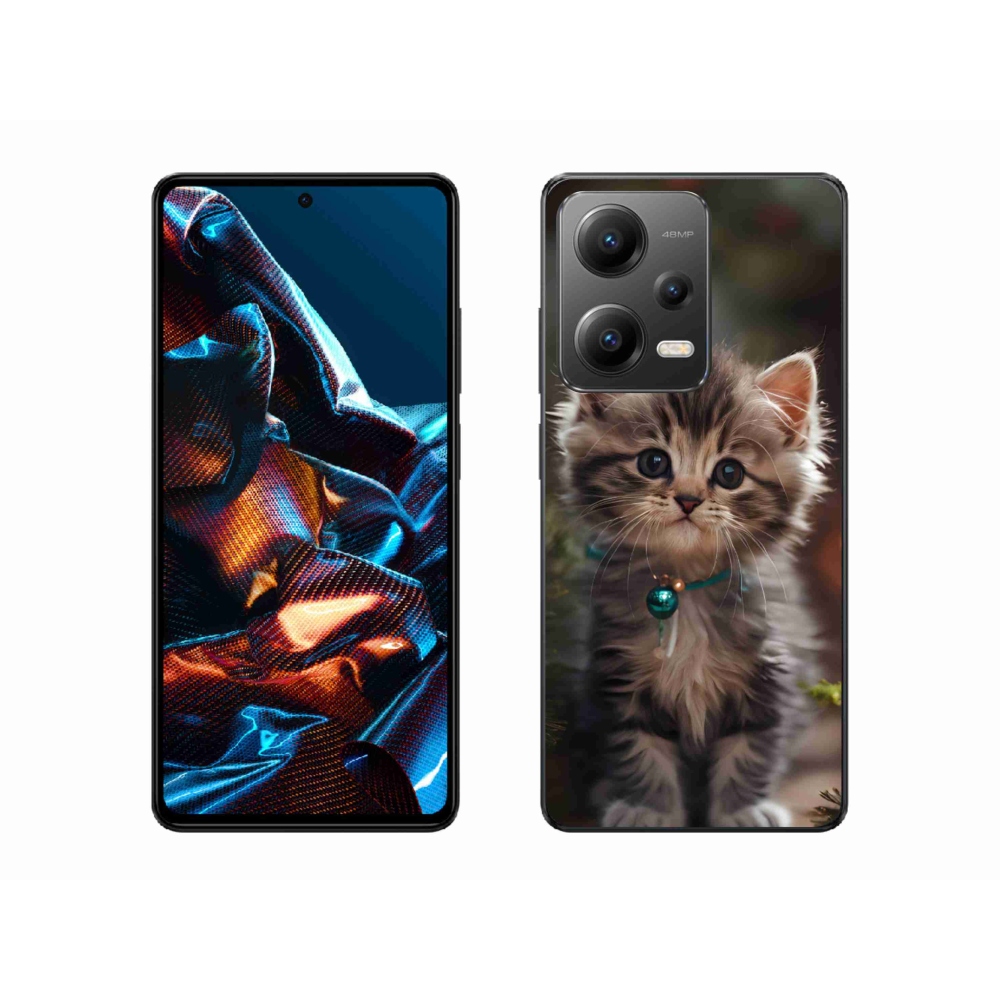 Gélový kryt mmCase na Xiaomi Redmi Note 12 Pre 5G - roztomilé mačiatko 11