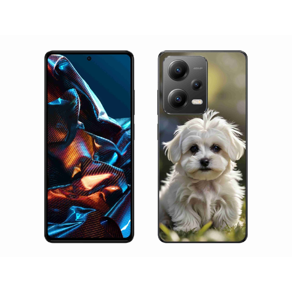 Gélový kryt mmCase na Xiaomi Redmi Note 12 Pro 5G - roztomilý maltézsky psík