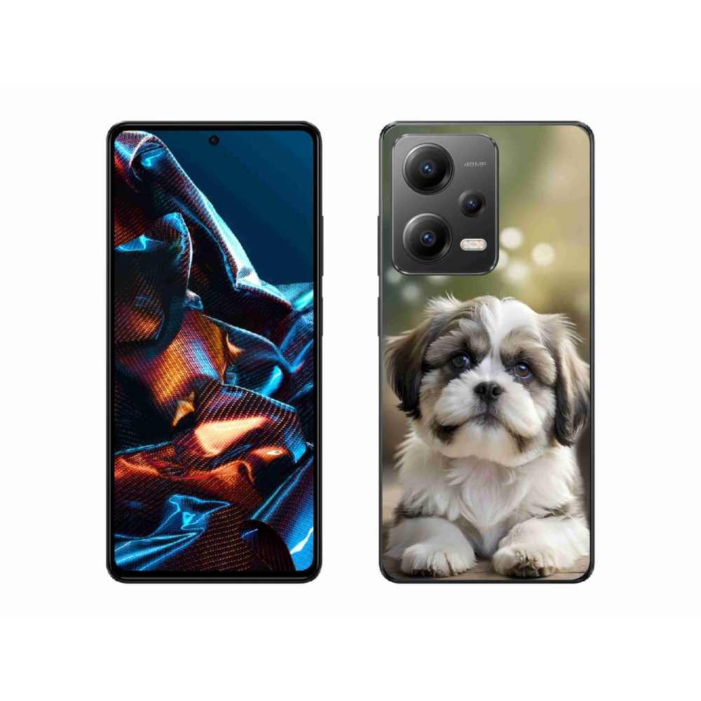 Gélový kryt mmCase na Xiaomi Redmi Note 12 Pre 5G - roztomilý shih-tzu