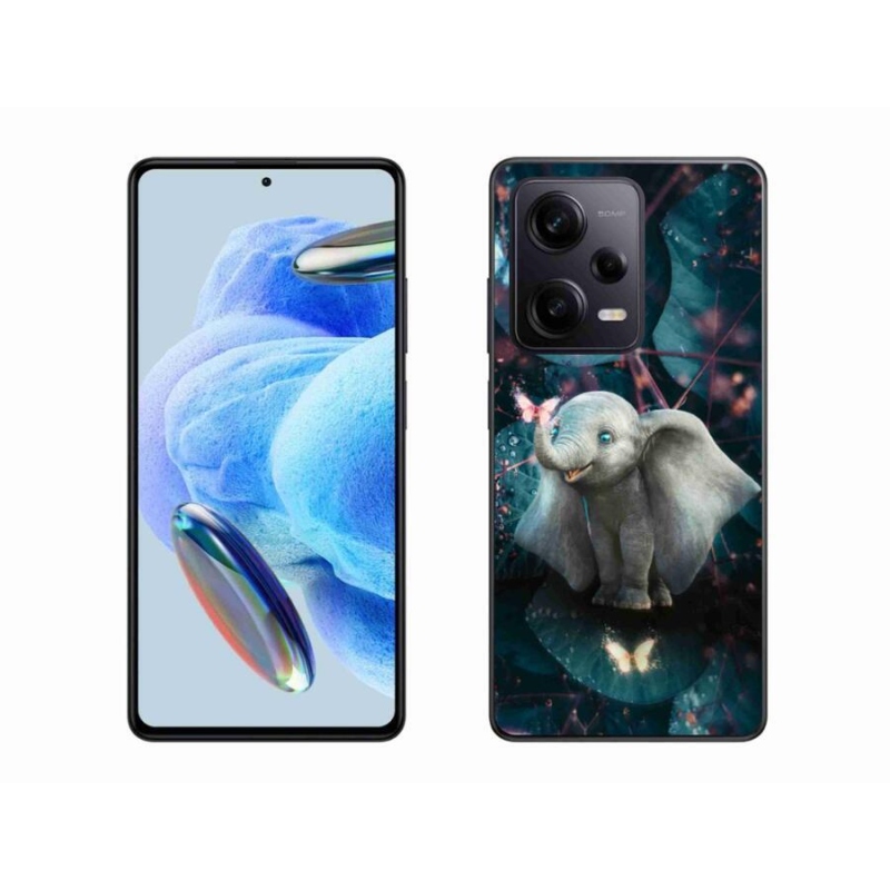 Gélový kryt mmCase na Xiaomi Redmi Note 12 Pro+ 5G - roztomilý slon