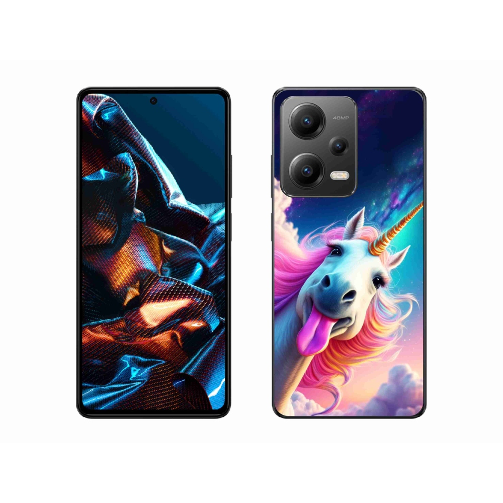Gélový kryt mmCase na Xiaomi Redmi Note 12 Pro 5G - šialený jednorožec