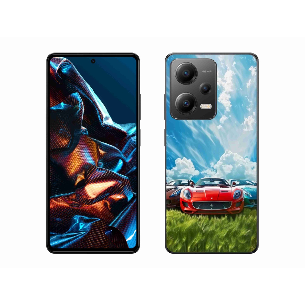 Gélový kryt mmCase na Xiaomi Redmi Note 12 Pro 5G - športové vozidlá