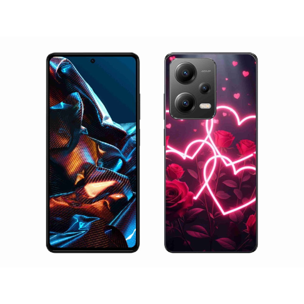 Gélový kryt mmCase na Xiaomi Redmi Note 12 Pre 5G - srdce lásky