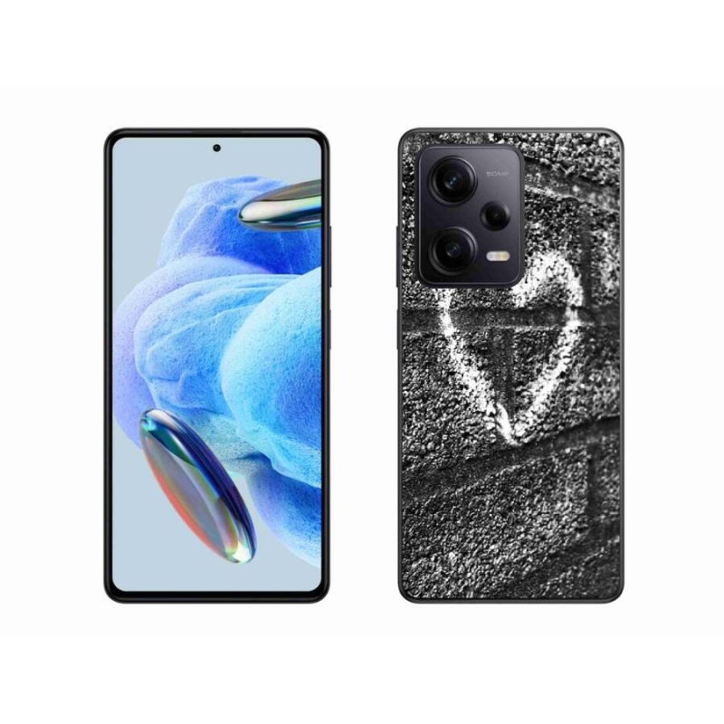 Gélový kryt mmCase na Xiaomi Redmi Note 12 Pro+ 5G - srdce na stene