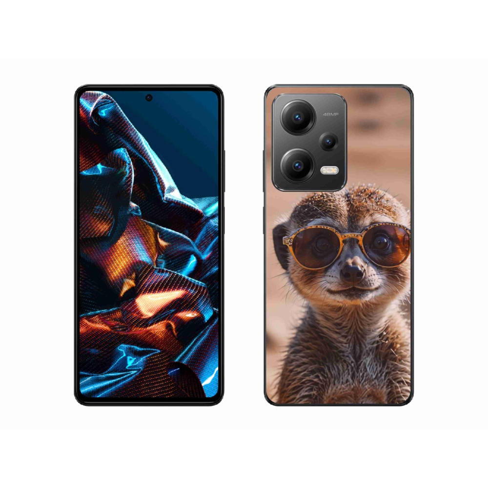 Gélový kryt mmCase na Xiaomi Redmi Note 12 Pro 5G - štýlová surikata