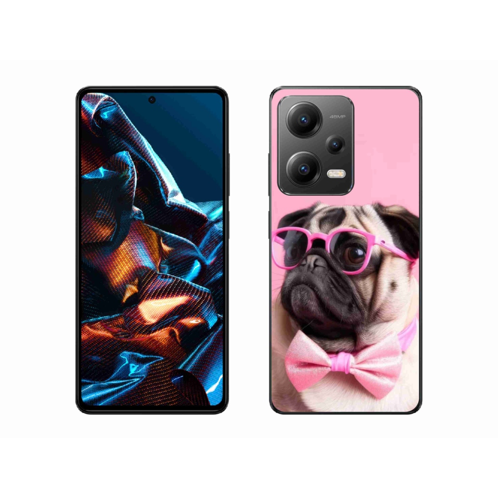 Gélový kryt mmCase na Xiaomi Redmi Note 12 Pro 5G - štýlový mops