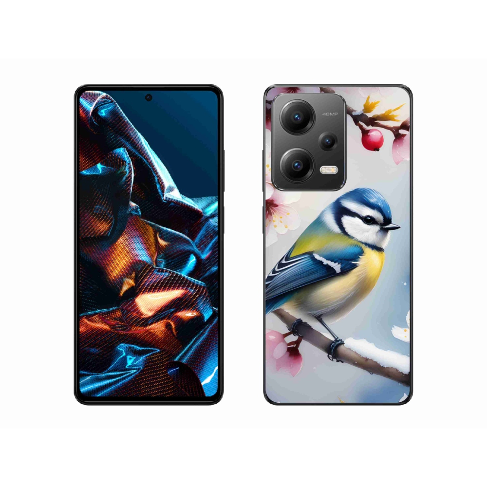 Gélový kryt mmCase na Xiaomi Redmi Note 12 Pro 5G - sýkorka