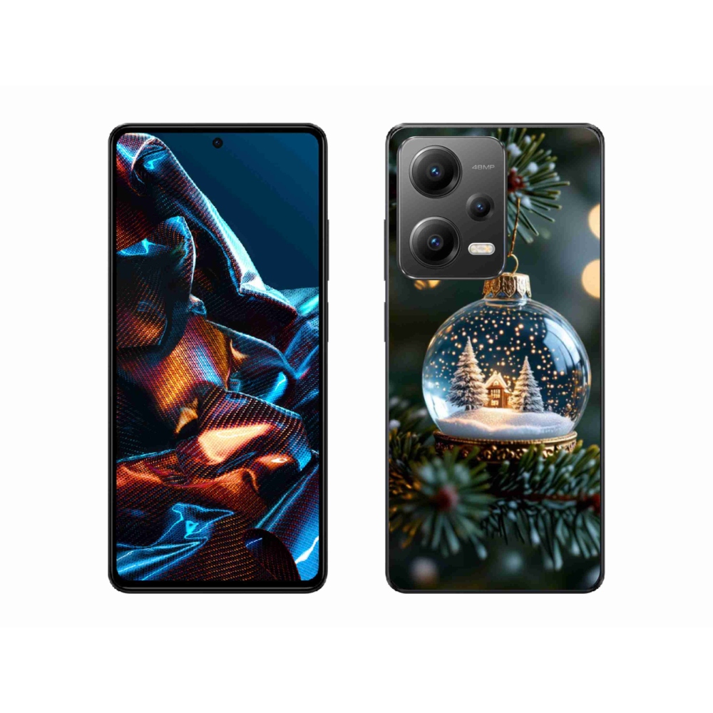 Gélový kryt mmCase na Xiaomi Redmi Note 12 Pre 5G - vianočné gule 2