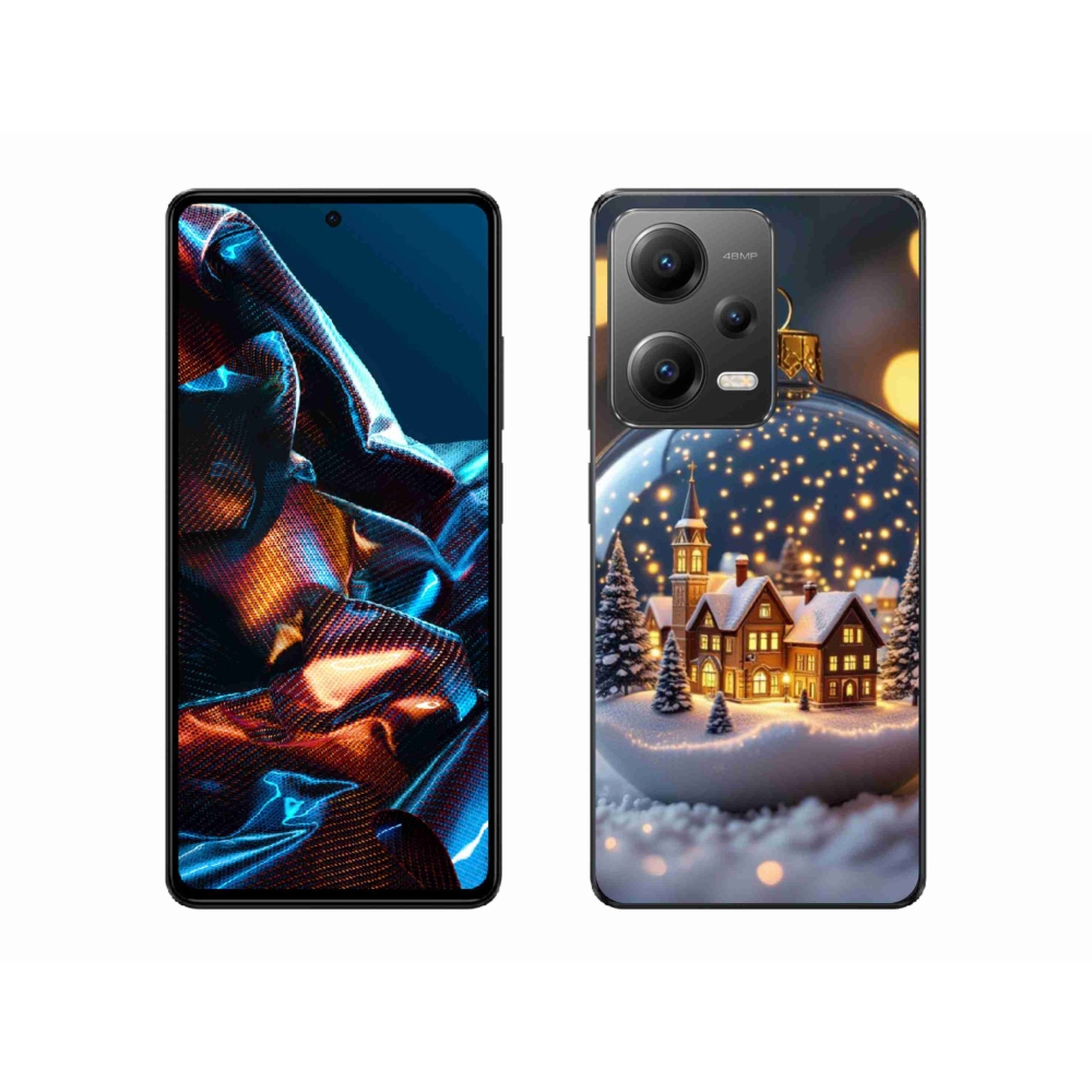 Gélový kryt mmCase na Xiaomi Redmi Note 12 Pre 5G - vianočné gule 4